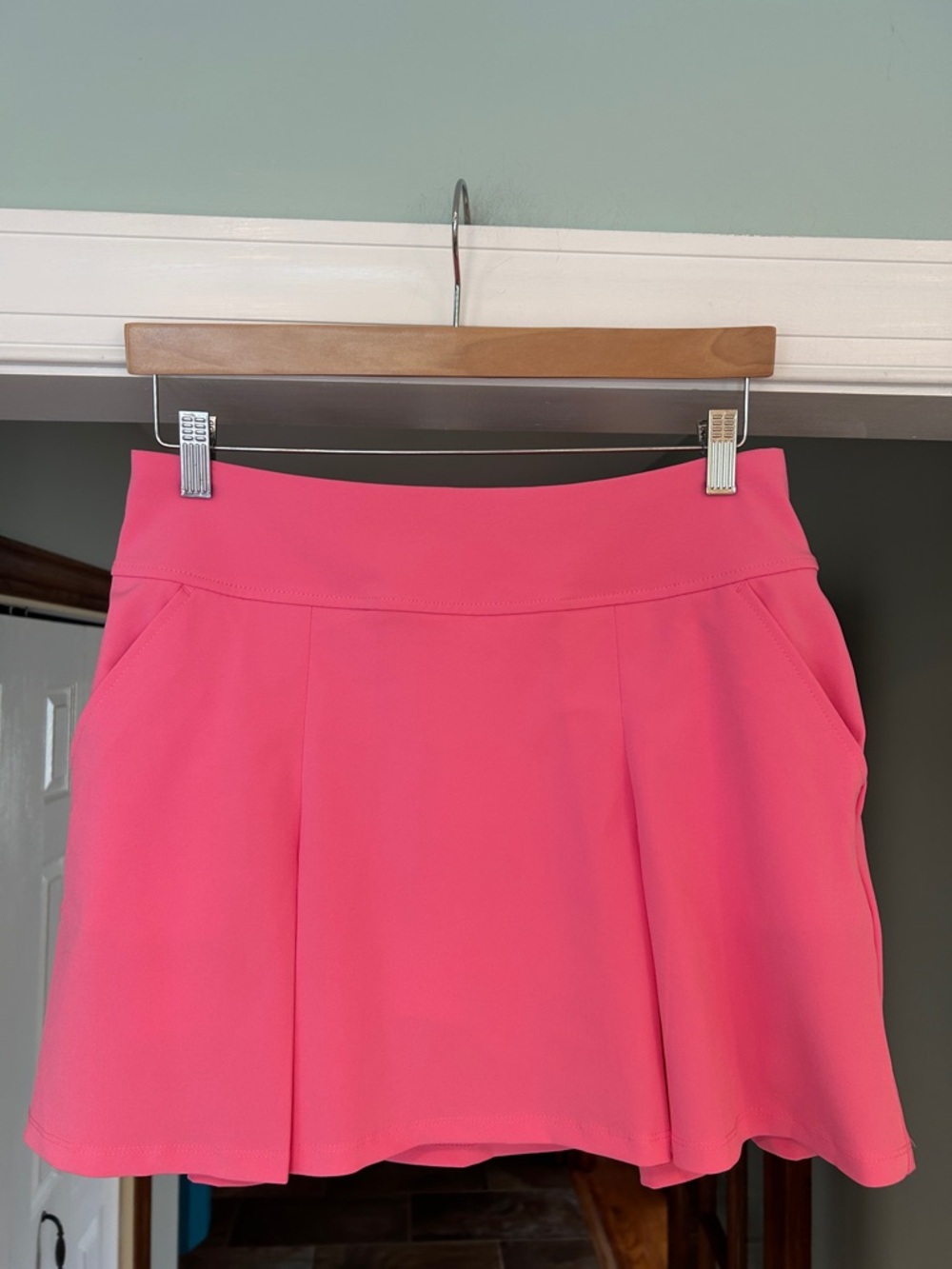 Lilly Pulitzer Luxletic Athletic Active Mini Skirt Skort Sz 6 Pink Pleats